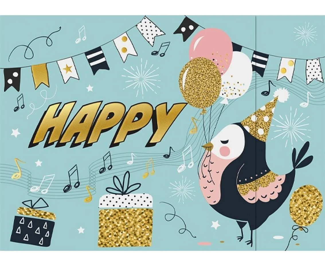 Greeting card CARD B6 Bird